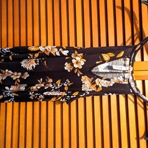 Racerback flowy floral cami